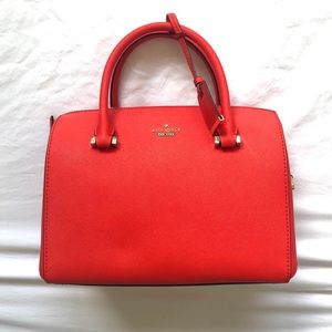 KATE SPADE sample coral crossbody medium satchel